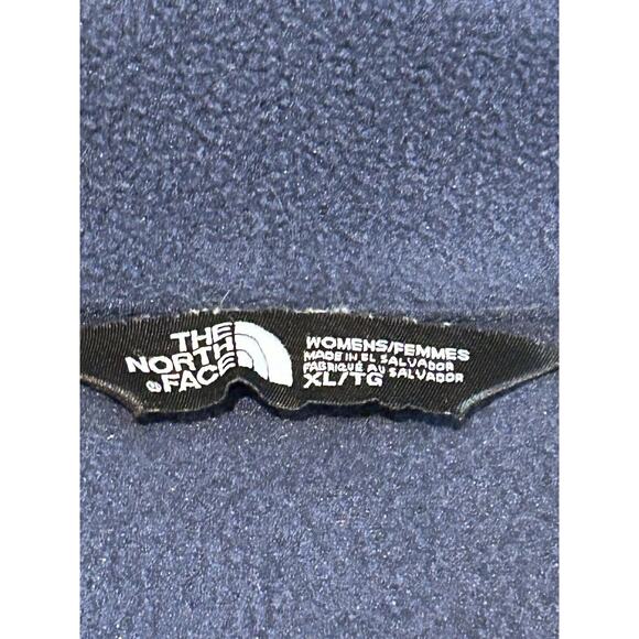 The North Face Blue Full Zip Fleece Jacket Women's size XL - Picture 4 of 4